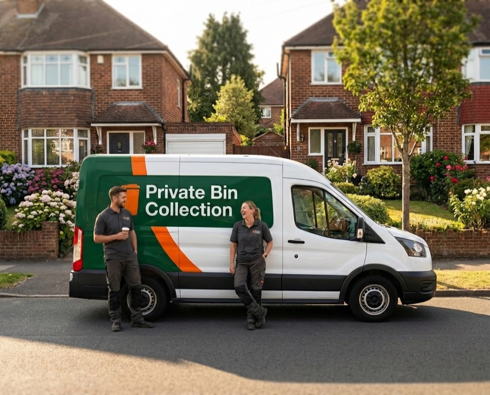 Private bin collection team serving Aldwick and West Sussex